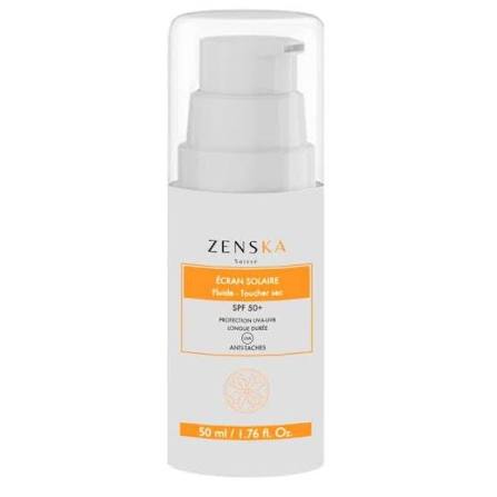 ZENSKA ECRAN SOLAIRE FLUIDE TOUCHE SEC 50ML